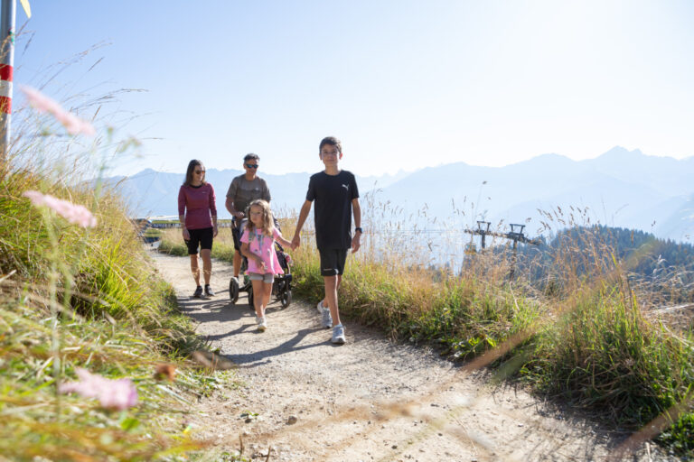 Kinderwagen Wanderweg in Serfaus-Fiss-Ladis