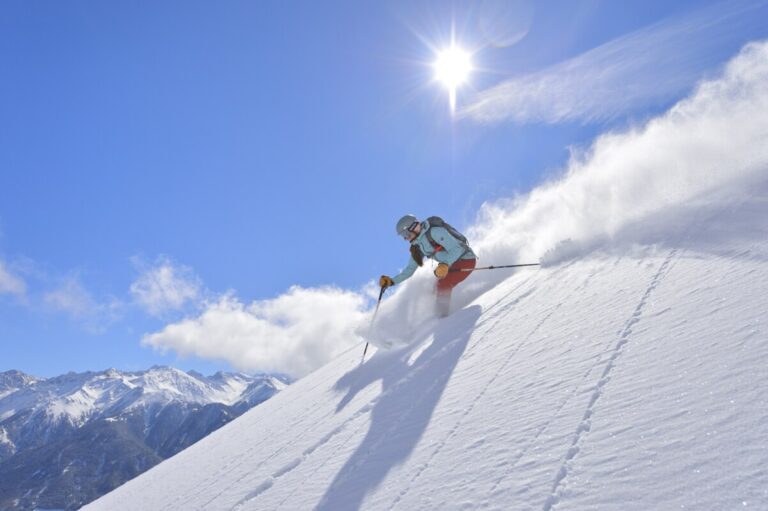 Skifahren bei Neuschnee in Serfaus.Fiss.Ladis.