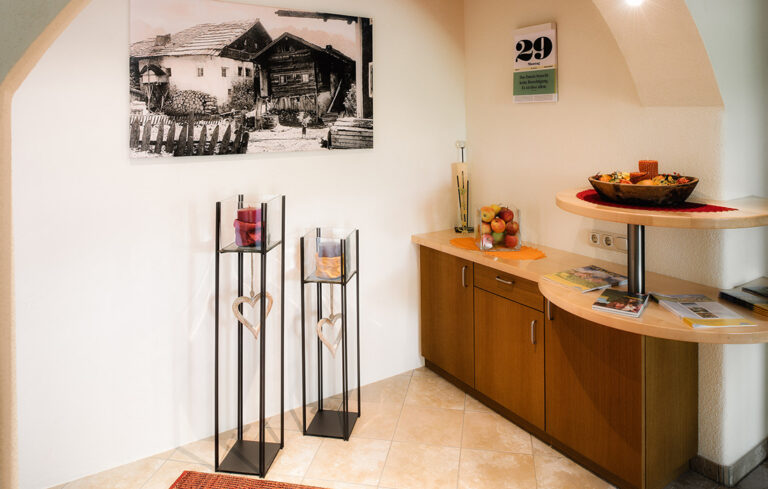 Rezeption im Eingangsbereich