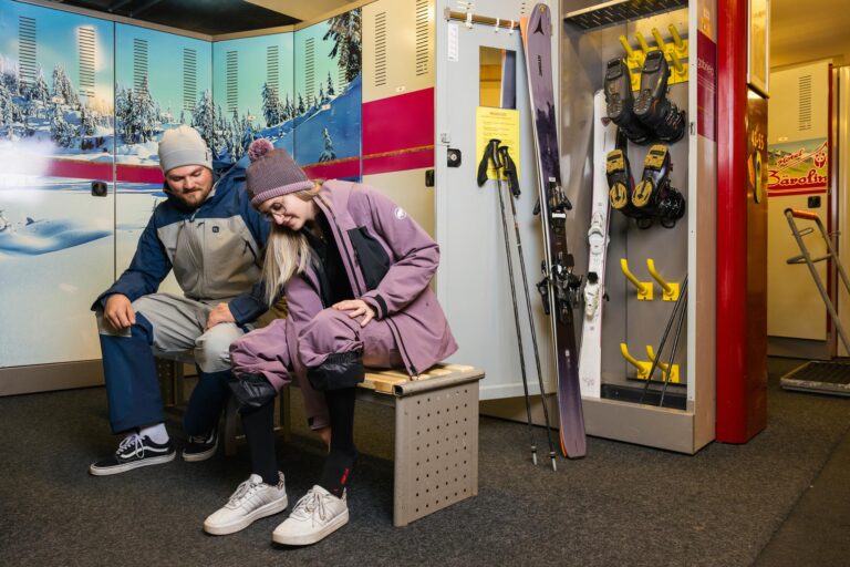 Skidepots bei Bacher Sportcenter Serfaus